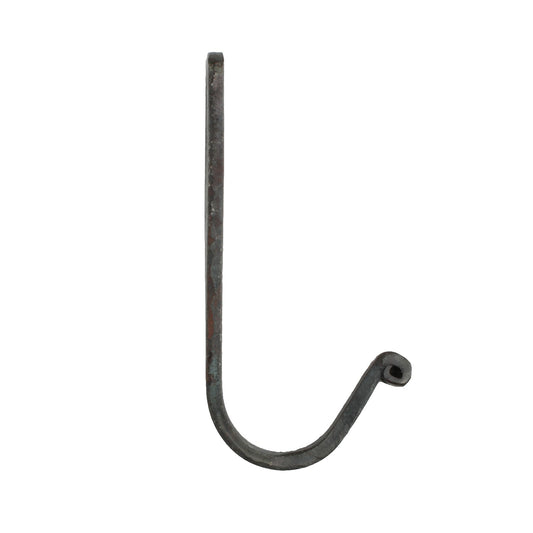 Rustic Primitive Simple Hand Forged Iron Metal Wall Hook Key Coat Hanger 4 inch