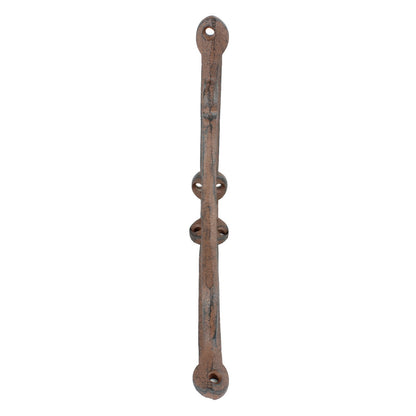 2 Vines Shelf Brackets Cast Iron Corner Brace Antique Style Brown 6 3/8 x 5 3/4"