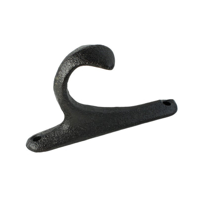 Matte Black Cast Iron Simple Wall Hook Door Robe Key Towel Coat Hanger 4 inch