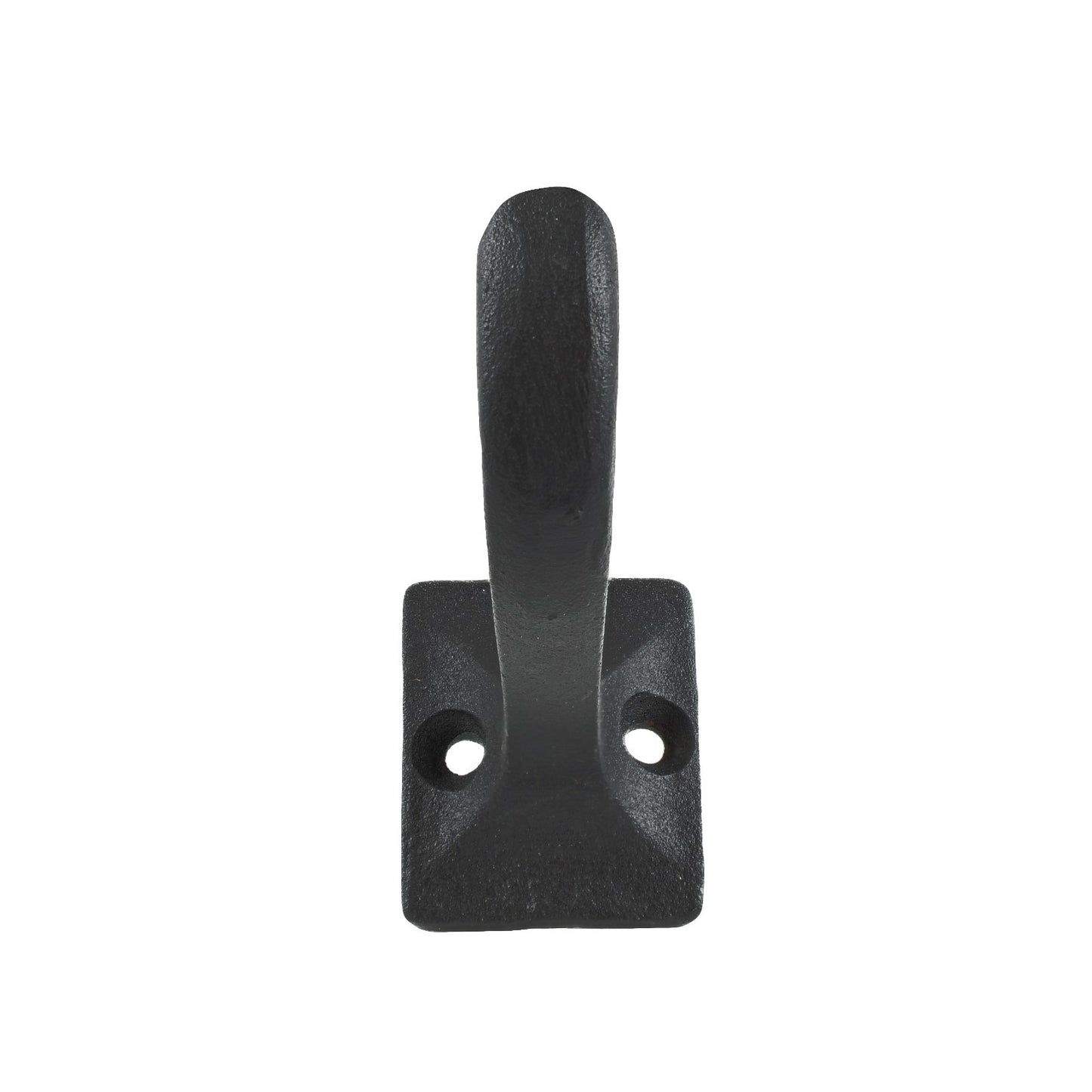 Matte Black Simple Wall Hook Cast Iron Door Robe Key Towel Coat Hanger 2 3/4 in