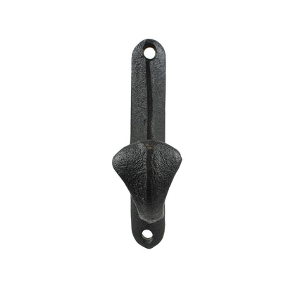 Matte Black Cast Iron Simple Wall Hook Door Robe Key Towel Coat Hanger 4 inch