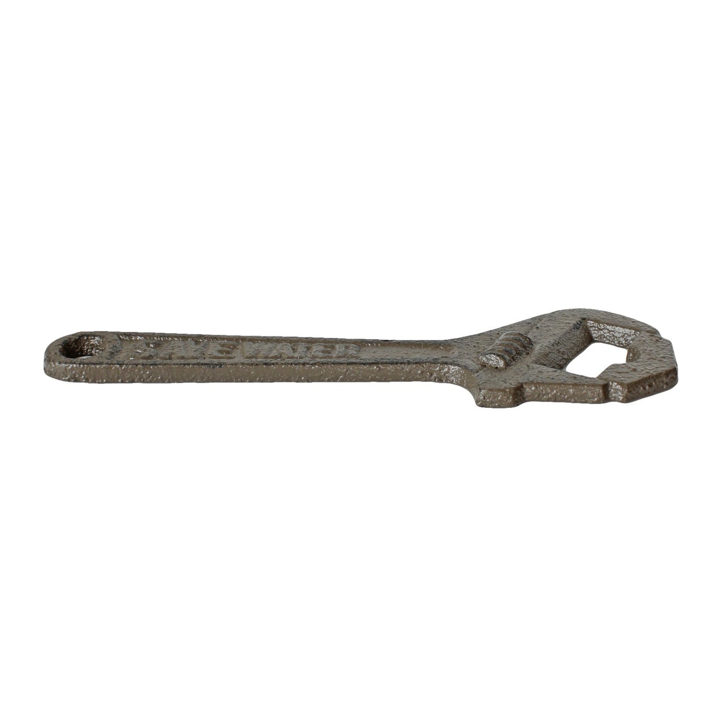 Save Water Adjustable Wrench Beer Bottle Opener Handheld Man Cave Garage Decor