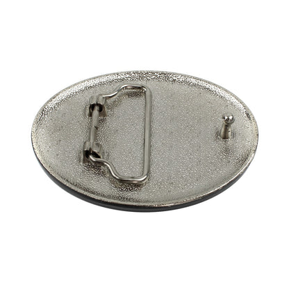 Don't Tread On Me Snake Belt Buckle Gadsden Flag Antique Silver Black Enamel