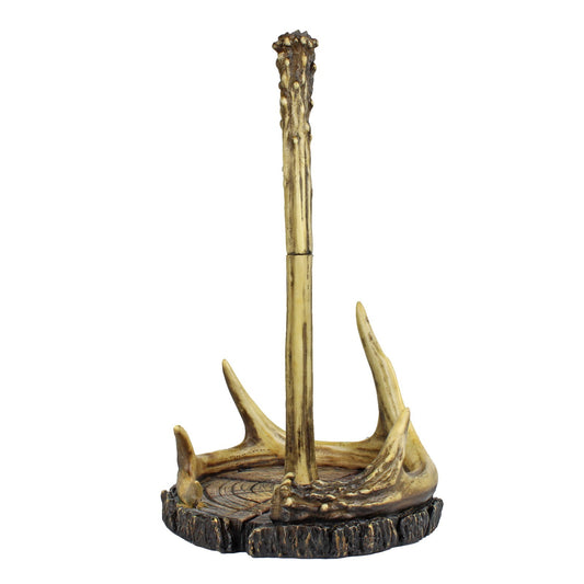 Deer Antler Kitchen Table Top Paper Towel Roll Holder Rustic Cabin Lodge Decor