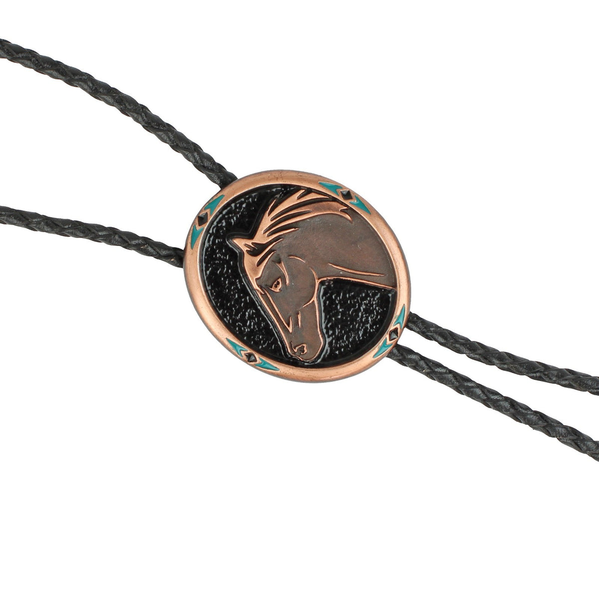 Vintage Gold Horse Bolo Tie with Black Cord Gold Bolo Horse Tie - Etsy main image 3