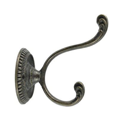 Metal Vines Double Wall Hook Door Robe Towel Coat Hanger Brushed Gold 3 inch