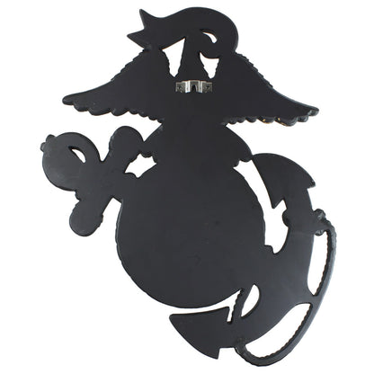 Large United States Marines Eagle Anchor Wall Decor Rustic Gold 19 x 16 inch