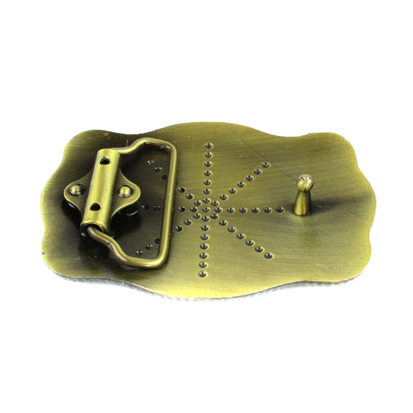 Western Cowgirl Women's Floral Belt Buckle Antique Bronze Fits 1.5 inch Belts