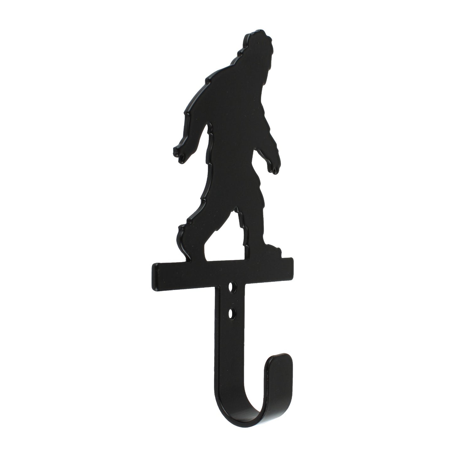 Black Metal Sasquatch Big Foot Wall Hook Key Towel Coat Robe Door Leash Hanger
