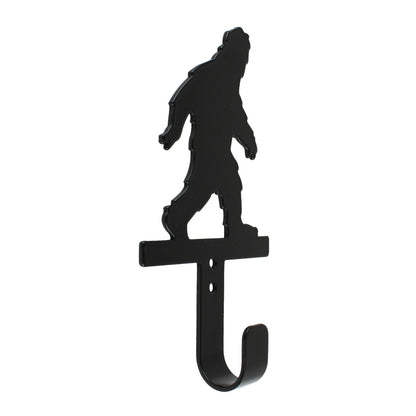 Black Metal Sasquatch Big Foot Wall Hook Key Towel Coat Robe Door Leash Hanger