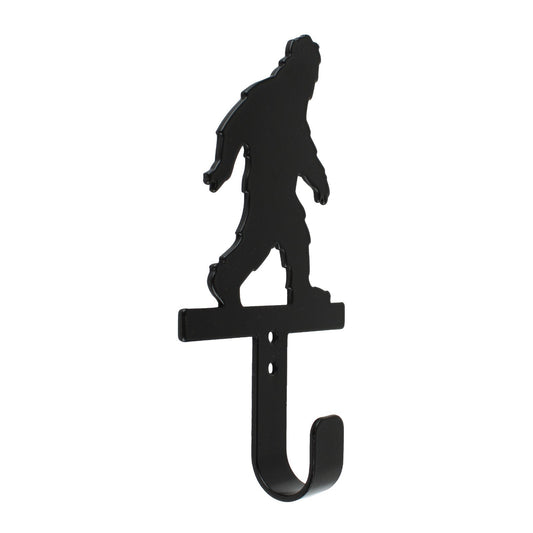 Black Metal Sasquatch Big Foot Wall Hook Key Towel Coat Robe Door Leash Hanger