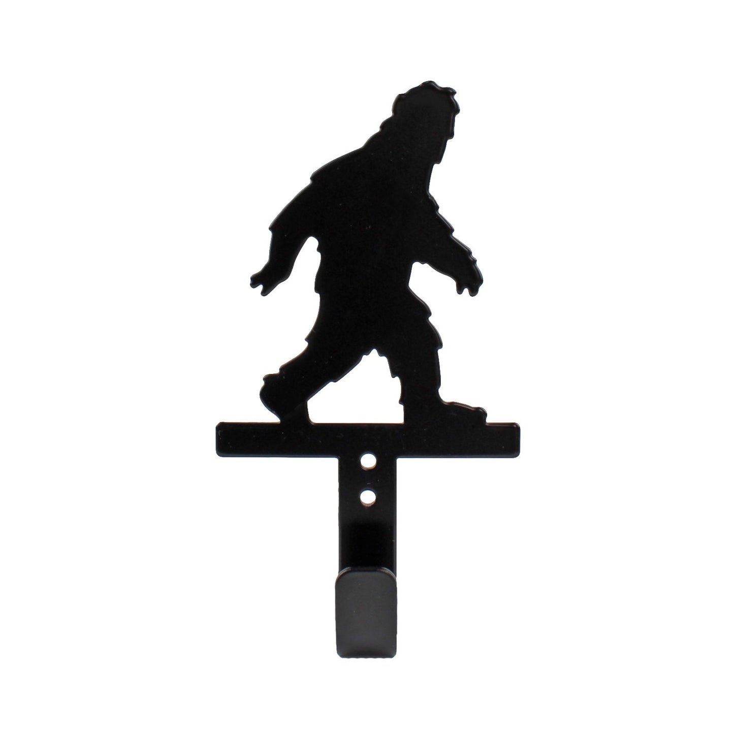 Black Metal Sasquatch Big Foot Wall Hook Key Towel Coat Robe Door Leash Hanger