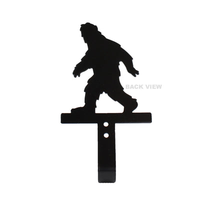 Black Metal Sasquatch Big Foot Wall Hook Key Towel Coat Robe Door Leash Hanger