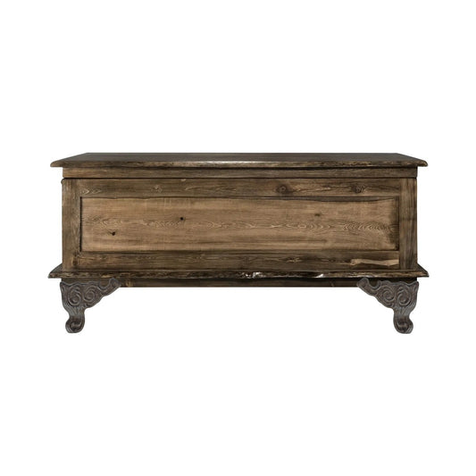 Cast Iron Ornate Rustic Furniture Stove Chest Corner Bracket Foot Leg 5 3/4 inch