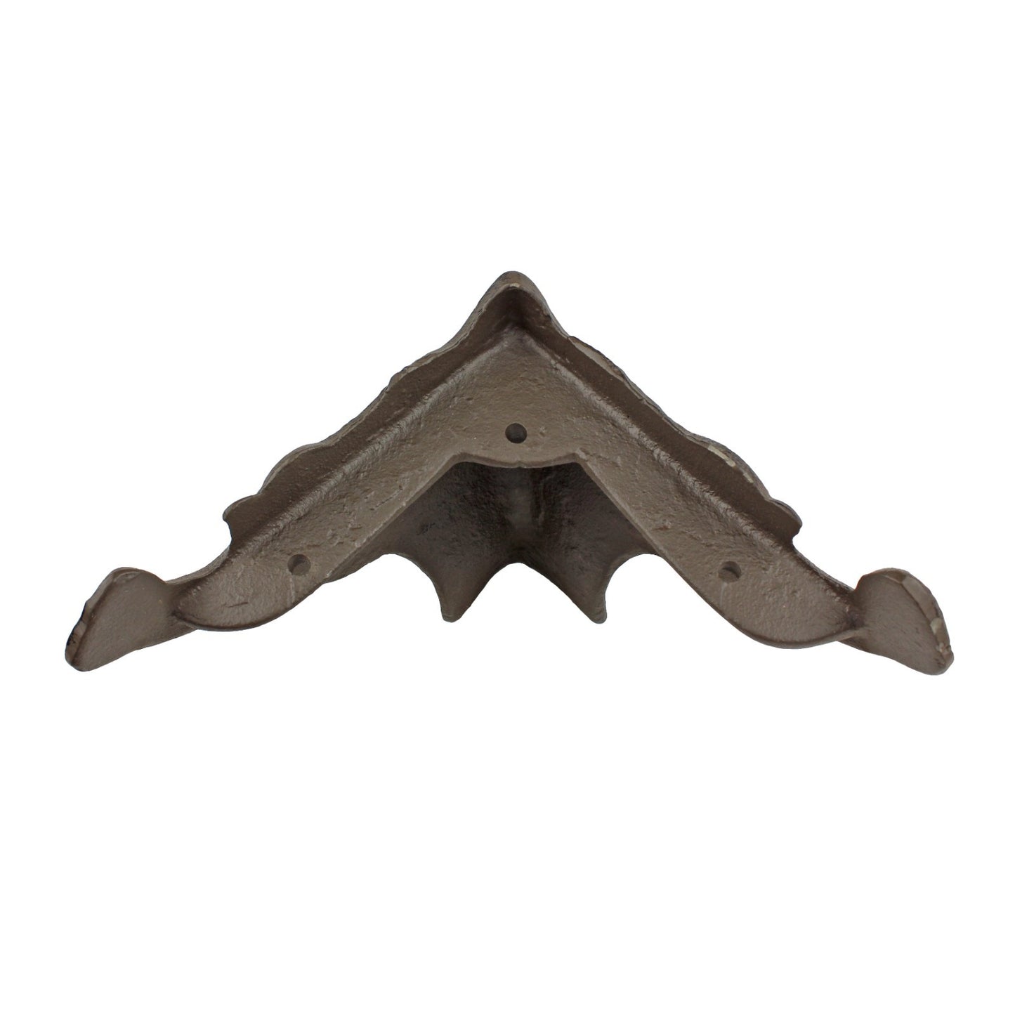 Cast Iron Ornate Rustic Furniture Stove Chest Corner Bracket Foot Leg 5 3/4 inch