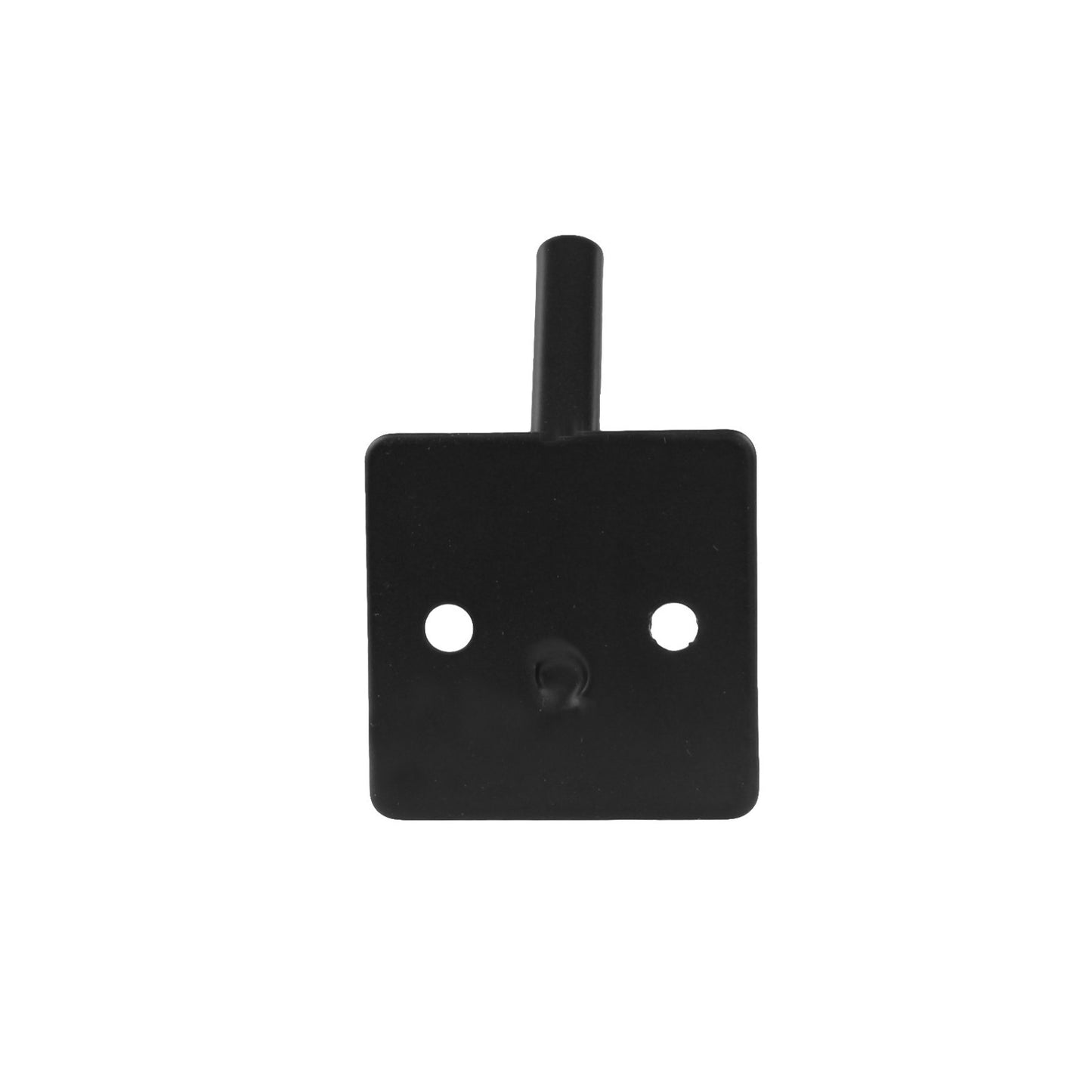 Matte Black Metal Double Wall Hook Behind The Door Towel Coat Key Robe Hanger