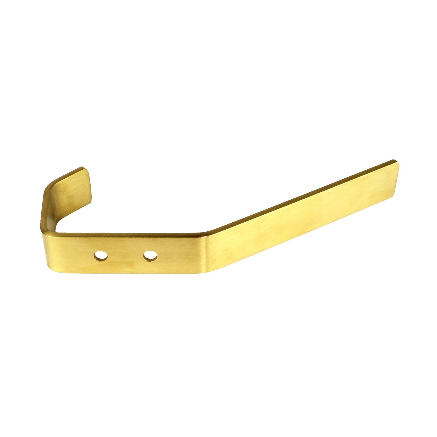 Modern Golden Flat Metal Double Wall Hook Behind The Door Towel Coat Robe Hanger