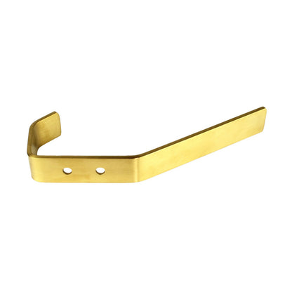 Modern Golden Flat Metal Double Wall Hook Behind The Door Towel Coat Robe Hanger