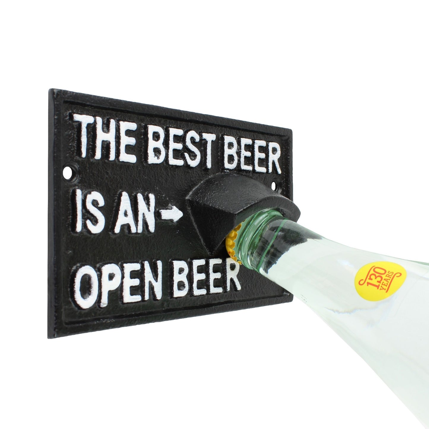 Cast Iron The Best Beer Is An Open Beer Wall Mounted Bottle Opener Bar Decor