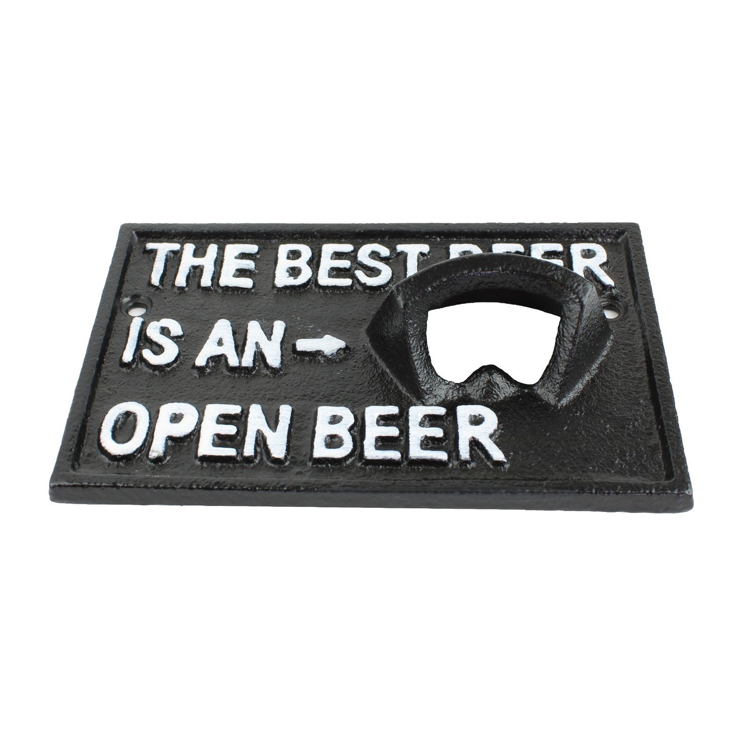 Cast Iron The Best Beer Is An Open Beer Wall Mounted Bottle Opener Bar Decor