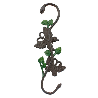 Butterfly Plant Hanger Cast Iron S Hook Basket Holder Garden Antique Style