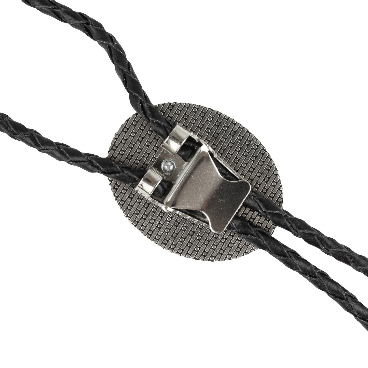 Oval Glow In The Dark Bucking Horse Cowboy Bolo Tie 40 in Adjustable Black Cord