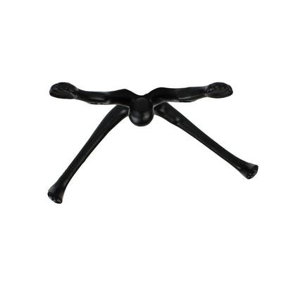 Black Cast Iron Yoga Pose Legs Double Wall Hook Key Towel Coat Purse Hanger