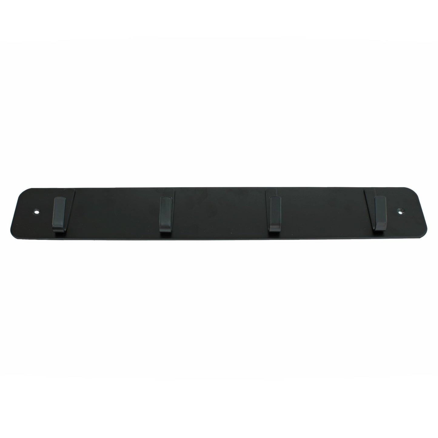 Modern Black Metal Wall Hook Rack Key, Towel, Coat, Purse, Dog Leash Hanger 18"