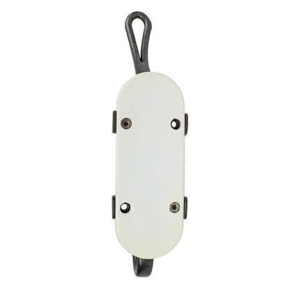 Triple Prong Metal Middle Swivel Wall Hook Coat Towel Cap Purse Clothes Hanger