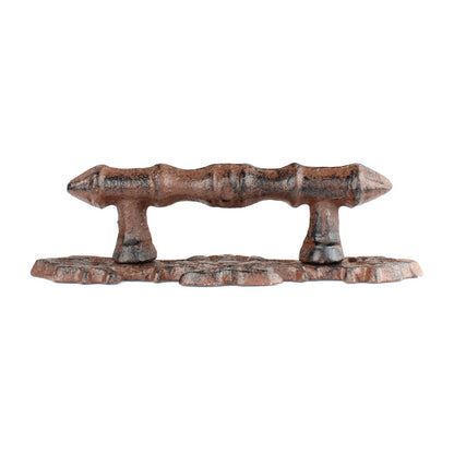Ornate Victorian Door Handle Pull Rustic Cast Iron Fancy Antique Style 6 1/2 in