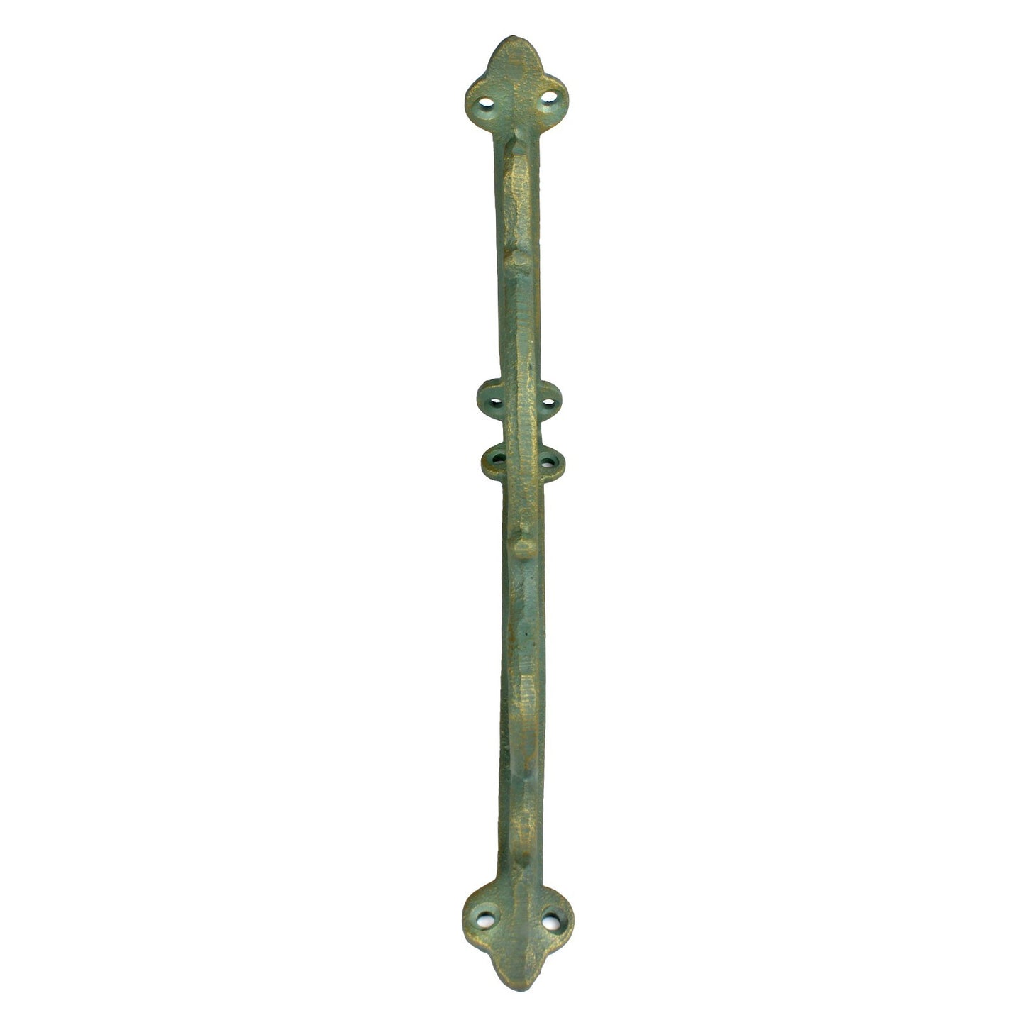 2 Mermaid Scrolls Shelf Brackets Verdigris Cast Iron Nautical Decor Green 9 inch