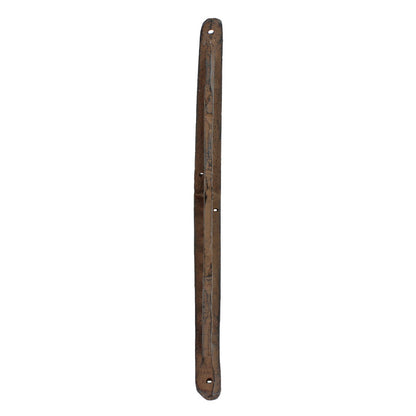 2 Cast Iron Lattice Shelf Brackets Rustic Brown Antique Style 8 1/4 x 6 1/2 inch