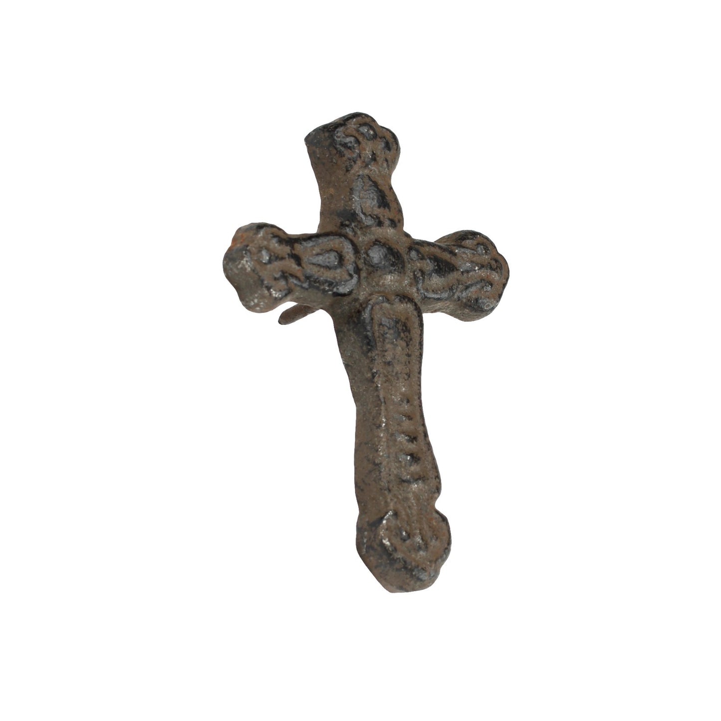 Rustic Cast Iron Cross Nails Tacks 3 x 2 inch With 1 inch Nail (Pack of 6)