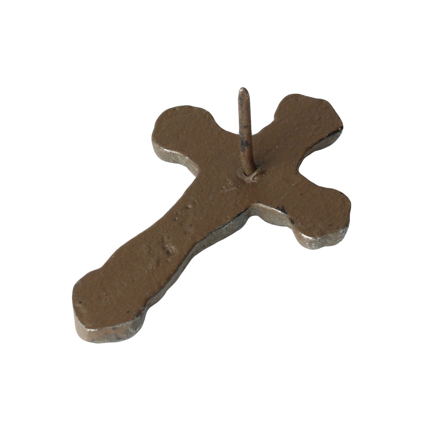 Rustic Cast Iron Cross Nails Tacks 3 x 2 inch With 1 inch Nail (Pack of 6)