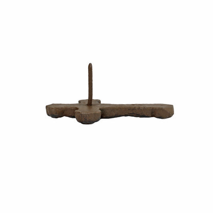 Rustic Cast Iron Cross Nails Tacks 3 x 2 inch With 1 inch Nail (Pack of 6)