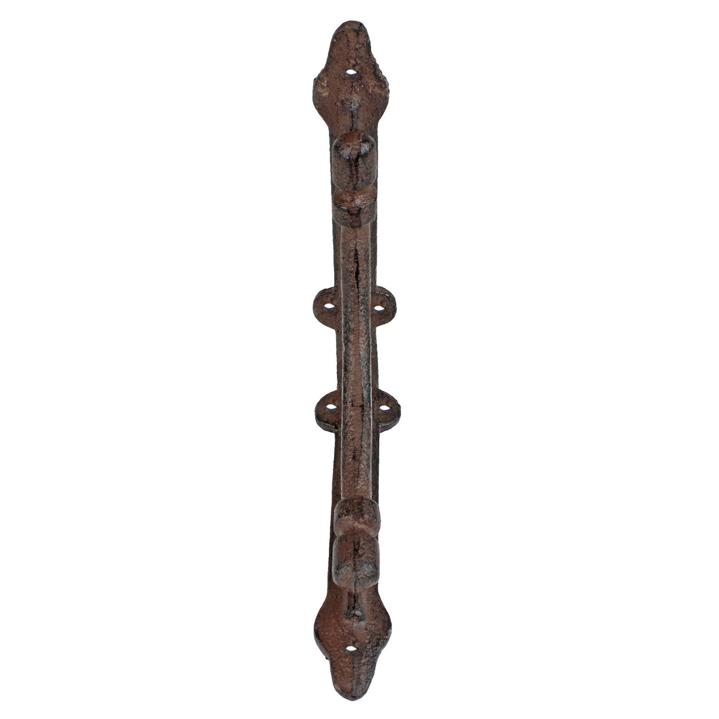 2 Rustic Cast Iron Shelf Brackets Antique Style Corner Brace 6.5 x 6.5 inch
