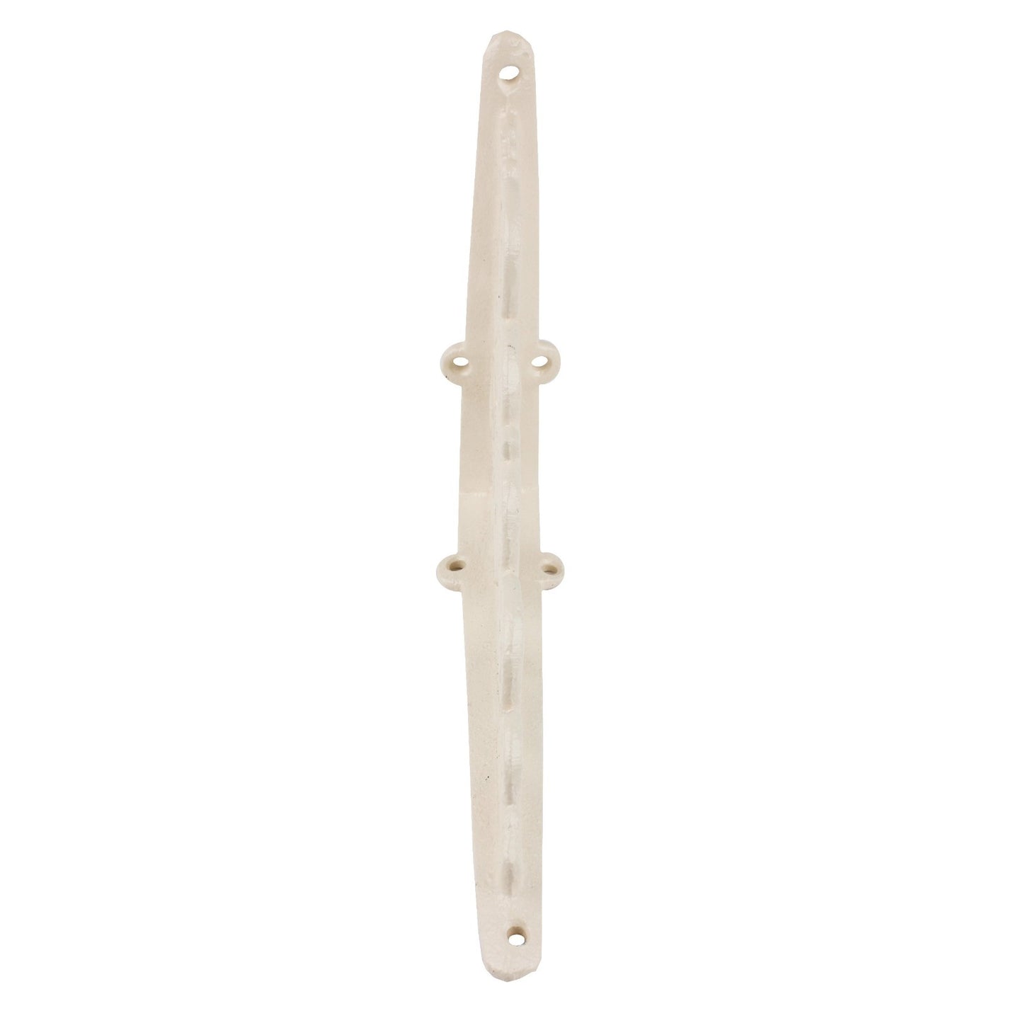 2 Cream Cast Iron Lattice Shelf Brackets Antique Style Scrolls 7 3/4 x 6 1/4 in