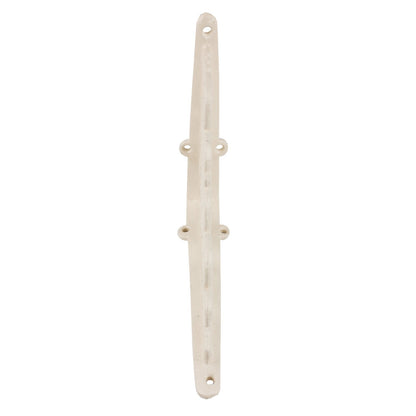 2 Cream Cast Iron Lattice Shelf Brackets Antique Style Scrolls 7 3/4 x 6 1/4 in