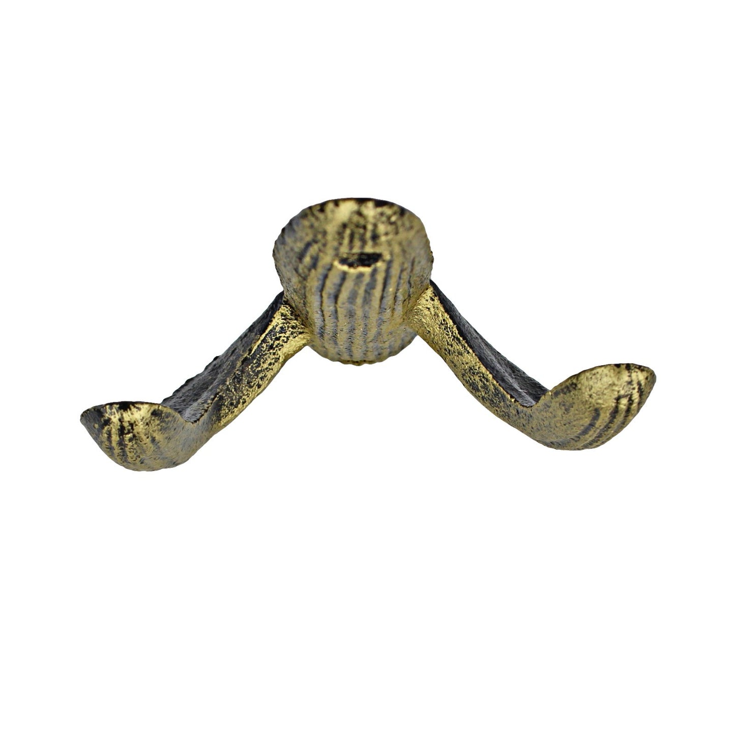 Cast Iron Cactus Double Wall Hook Rustic Gold Southwest Coat Towel Purse Hanger