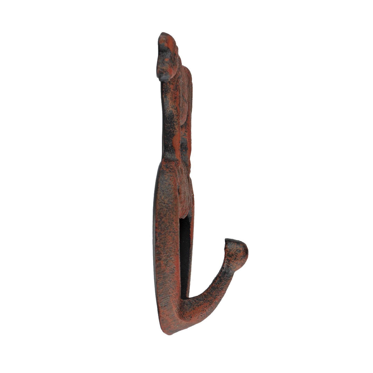 Cow Wall Hook Cast Iron Key Towel Coat Purse Leash Hanger Rustic Copper 4 3/4 in