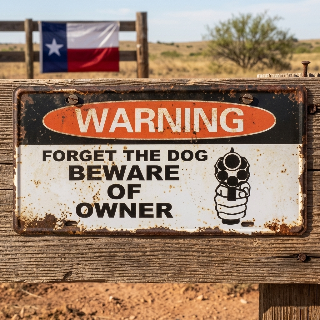 Warning Forget The Dog Beware of Owner Embossed Metal License Plate 12 x 6 inch