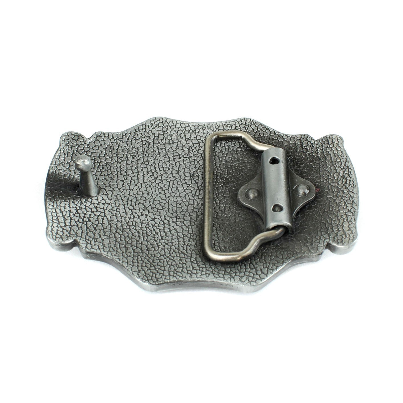 Mean Bull Belt Buckle Western Rodeo Floral Accents Antique Silver Fits 1.5" Belt