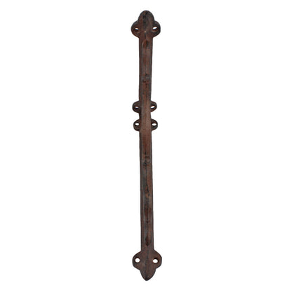2 Cast Iron Horse Scrolls Shelf Brackets Corner Brace Rustic Brown 8 3/4 inch