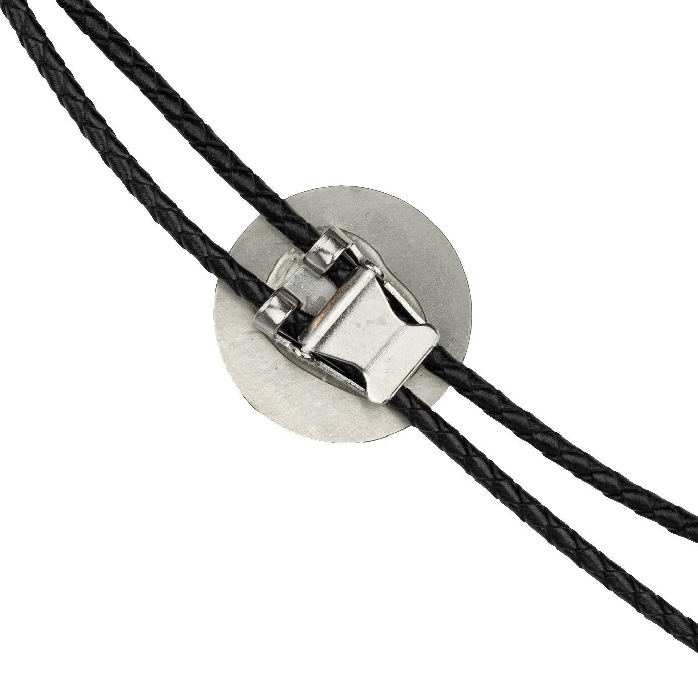Black Bear & Cub Western Bolo Tie Etched Copper 40 inch Black Cord Made in USA