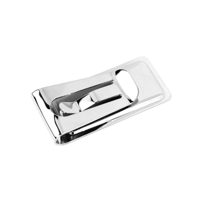Grizzly Bear Money Clip Chrome Plated Metal Etched Copper Inlay Made in USA