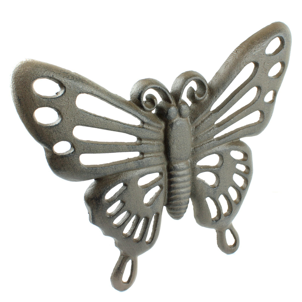 Cast Iron Butterfly Stepping Stone Garden Walkway Plaque Rustic Yard Art Accent