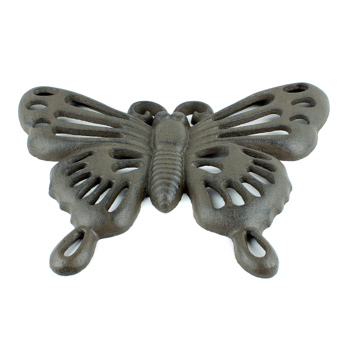 Cast Iron Butterfly Stepping Stone Garden Walkway Plaque Rustic Yard Art Accent