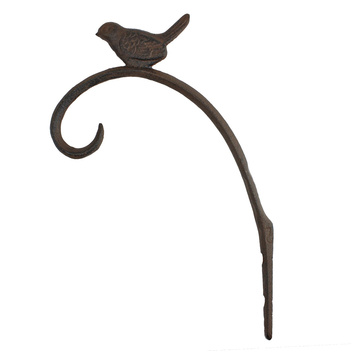 2 Cast Iron Bird Plant Hanger Wall Bracket Hooks Basket Holder Garden Decor