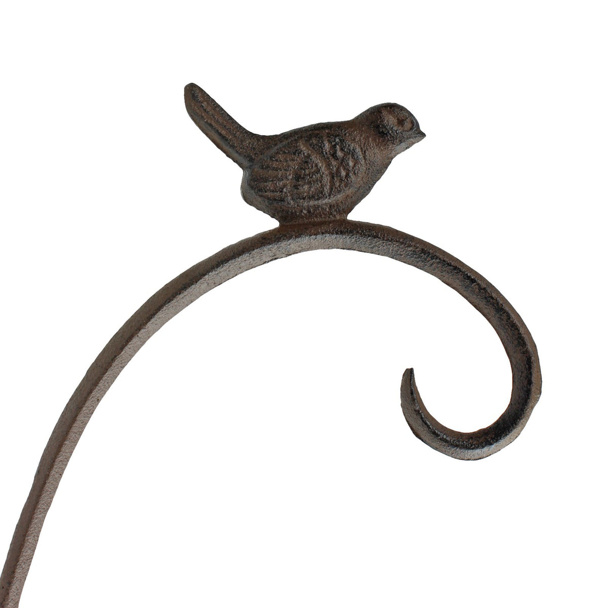 2 Cast Iron Bird Plant Hanger Wall Bracket Hooks Basket Holder Garden Decor