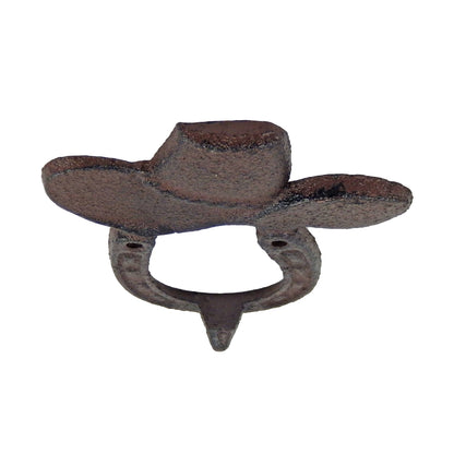 Cast Iron Horseshoe Hat Shaped Wall Hook Key Towel Coat Hanger Western Decor
